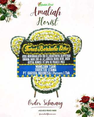 Papan Bunga Duka di Kampung Kandang